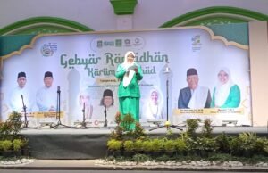 Apresiasi Fatayat NU, PJ Walikota Tangerang Harap Masjid Agung Jadi Pusat Peradaban Ketua PC Fatayat NU Kota Tangerang Menawati. (Foto: Arfan)