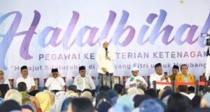 Halalbihalal Kemenaker, Ida Fauziyah: Semangat Kita Membangun Kebersamaan Ini