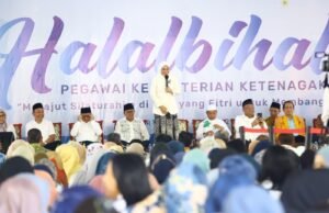 Halalbihalal Kemenaker, Ida Fauziyah: Semangat Kita Membangun Kebersamaan Ini