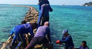 Pemerintah Kepulauan Seribu Perbaiki Breakwater di Pulau Panggang