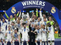 Madrid Juara Champions, Vinicius Pecahkan Rekor Messi Real Madrid berhasil menjuarai Liga Champion. Gol kemenangan dicetak oleh Dani Carvajal dan Vinicius Junior, yang juga memecahkan rekor Lionel Messi.