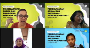 YCG Ajak Guru Tingkatkan Pembelajaran Sosial dan Emosional Tangkapan layar Diskusi dan Refleksi Guru “Pembelajaran Sosial dan Emosional, Mengapa Penting?” yang dilaksanakan Yayasan Cahaya Guru, Jumat 31 Mei 2024. Sumber: Dok. Yayasan Cahaya Guru