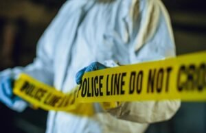 Polisi Selidiki Ledakan Potassium Chloride di Bogor Ilustrasi garis polisi. (Getty Images/D-Keine)