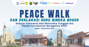 Rayakan Keberagaman, Yayasan Cahaya Guru Ajak “Peace Walk” Guru-Guru di Bogor dan Sekitarnya Kegiatan Peace Walk dan Deklarasi Guru Bineka Bogor yang dilaksanakan Yayasan Cahaya Guru. Sumber: Dok. Yayasan Cahaya Guru