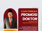 Cuplikan layar Ujian Terbuka Promosi Doktor Ahmad Nurcholish