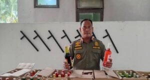 Satpol PP Kota Tangerang Sita 173 Botol Miras dari Berkedok Toko