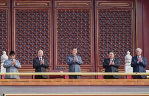 Prabowo Bertemu Putin di Beijing, Perkuat Kerja Sama Strategis RI-Rusia Prabowo Subianto saat melawat ke Beijing. (BPMI Setpres)