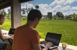 Bali Akan Menjadi Pusat Inovasi Teknologi di Asia Tenggara Work from Bali. Foto/Ilustrasi-Ist
