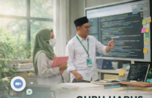 Guru Masa Kini Harus Melek Digital demi Menjawab Tantangan Zaman Ilustrasi Guru Masa Kini.