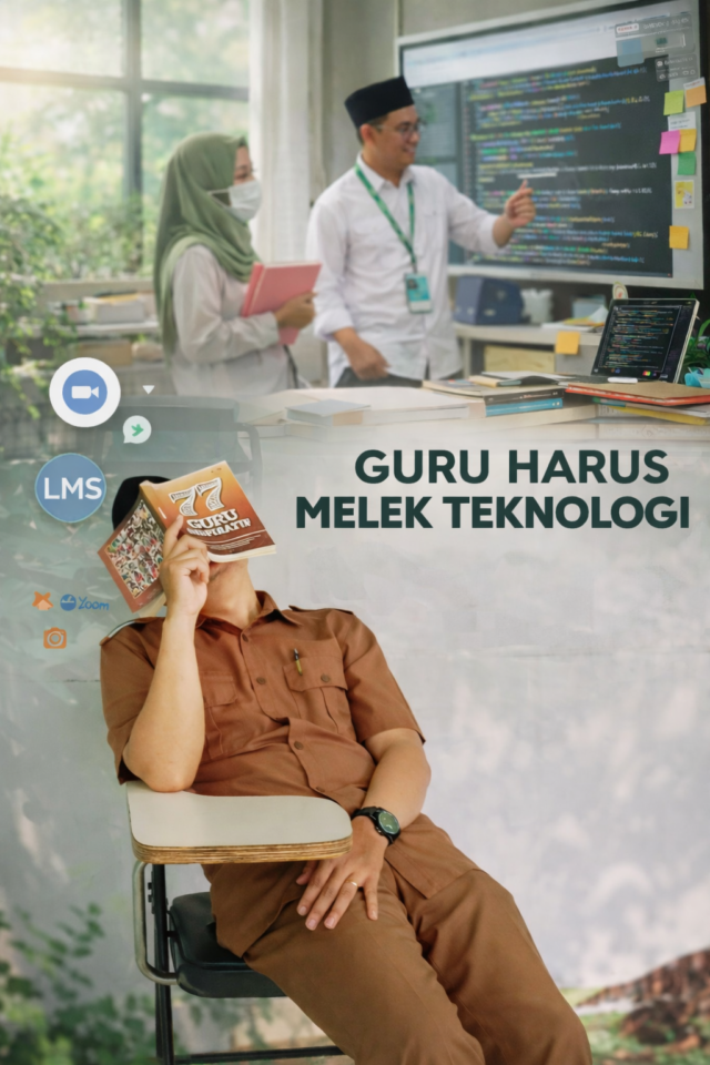 Ilustrasi Guru Masa Kini.