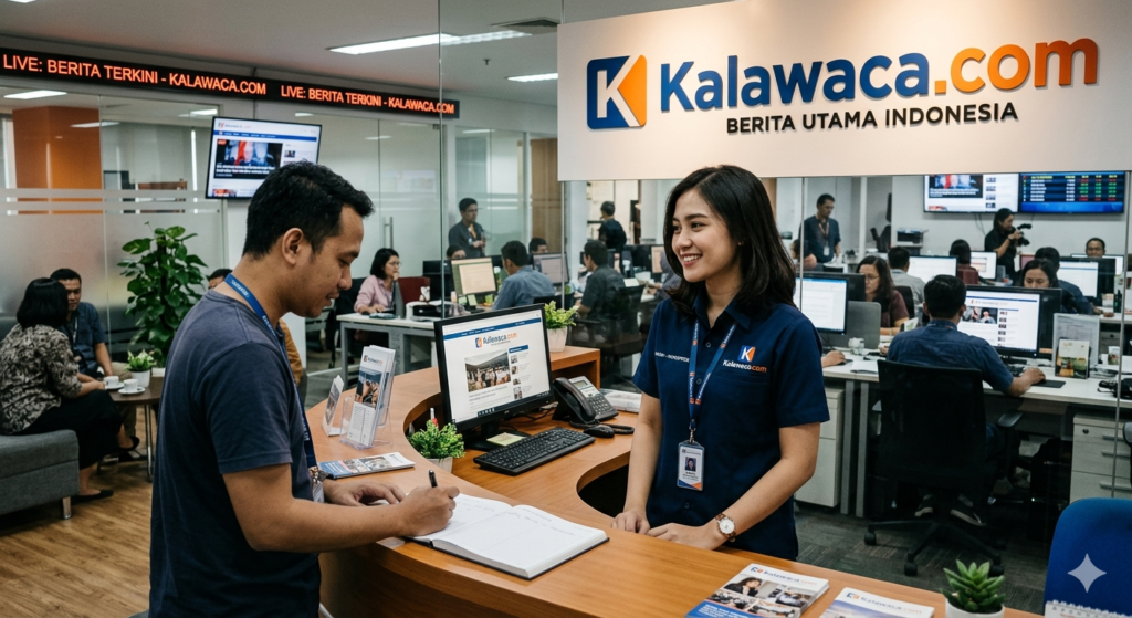 Ilustrasi kantor kalawaca.com.Sumber: Gemini