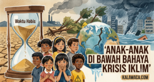 Anak-Anak di Garis Depan Krisis Iklim Anak-anak di bawah bahaya krisis iklim.