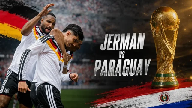 Jerman kalah melawan Paraguay dalam drama adu penalti. Jerman kalah melawan Paraguay dalam drama adu penalti.
