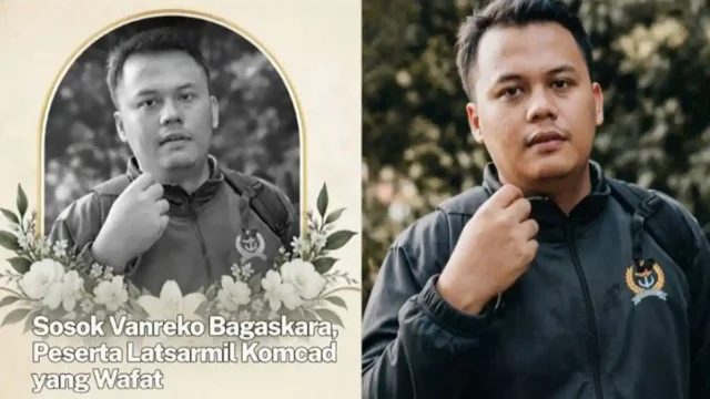 Vanreko Varkas Bagaskara (28), aparatur sipil negara (ASN) Kementerian Ekonomi Kreatif, meninggal pada Sabtu (26/9/2026).