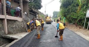 Nyaris Amblas, PUPR Kabupaten Bogor Gercep Perbaiki Jalan Cikopo Selatan