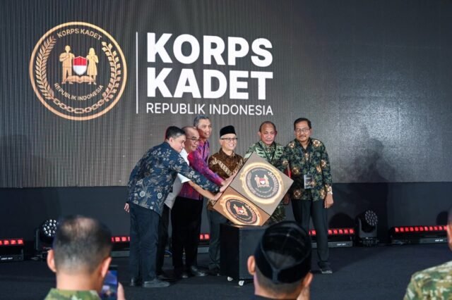 Peluncuran ekstrakurikuler Korps Kadet Republik Indonesia