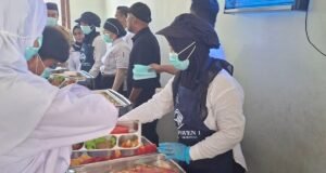 Uji Coba MBG Prasmanan di Blora. BGN: Siswa Bisa Nambah Suasana penyajian MBG prasmanan di SDN 5 Ngawen, Blora.
