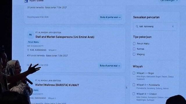 Pemprov Jabar Perketat Rekrutmen Kerja, Buka Aduan di Sapawarga Tangkapan layar aplikasi Sapawarga menampilkan fitur laporan calo lowongan kerja